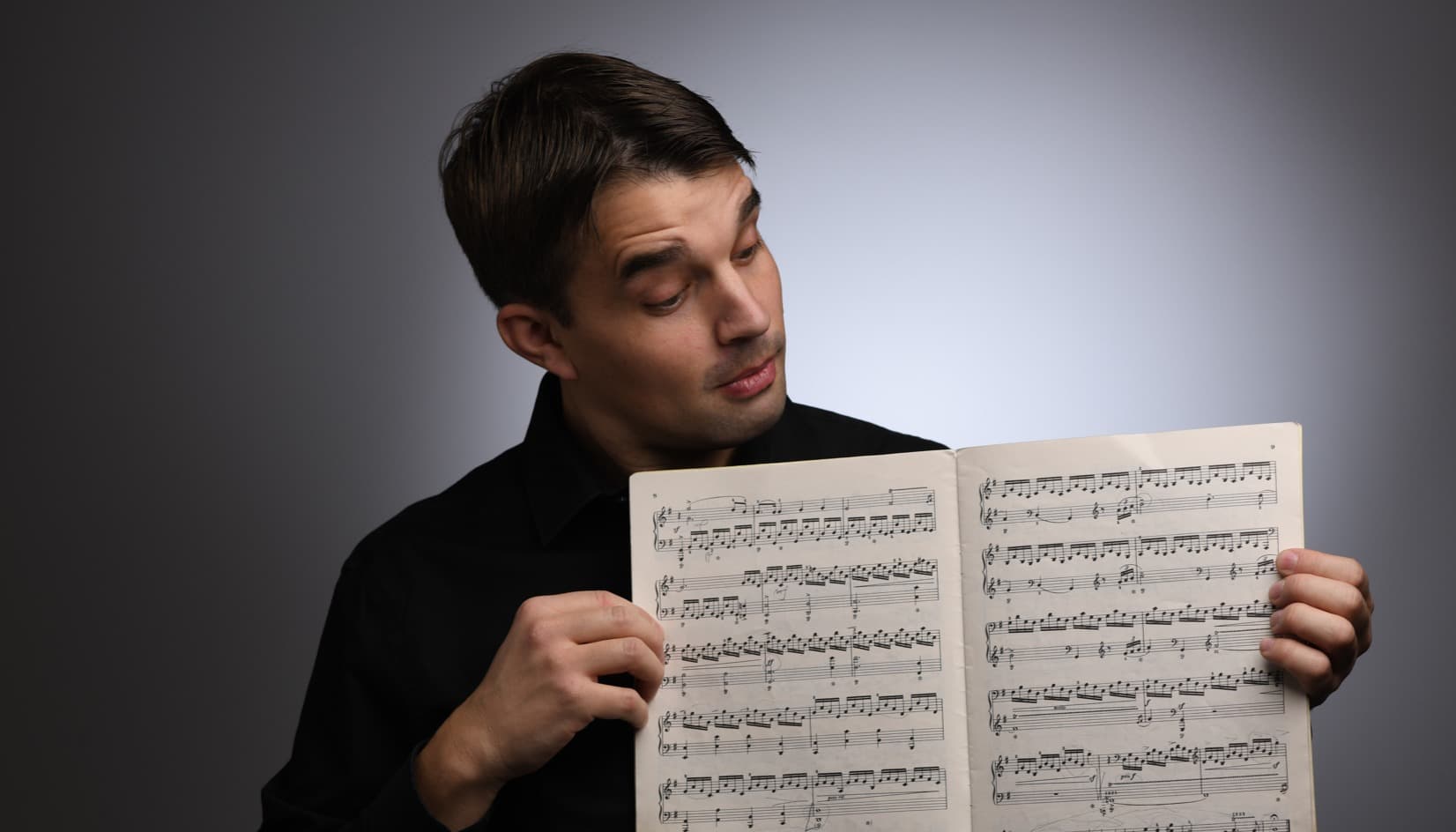 David Schmucki mit Noten